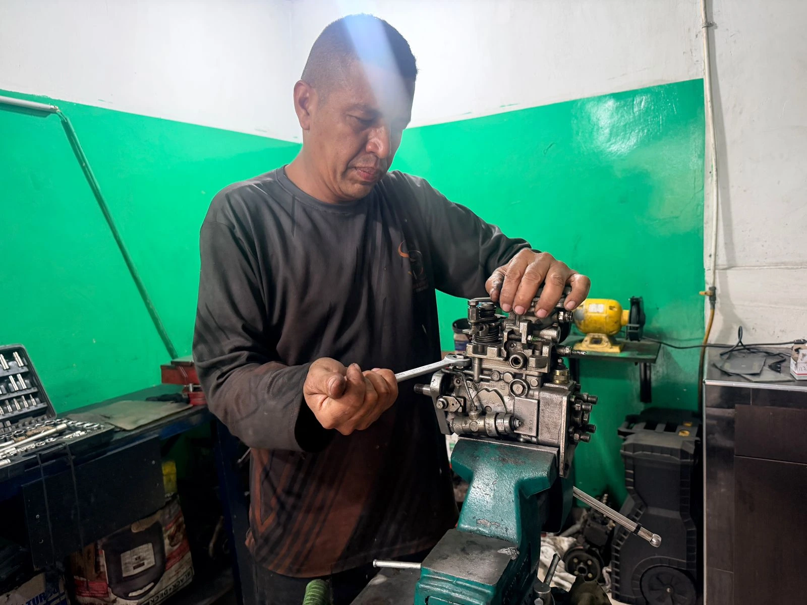 Mantenimiento preventivo de motor diésel